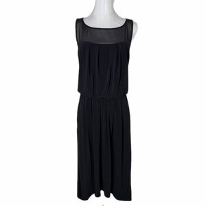 Vince Camuto Black Midi Dress size 8